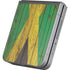 Jamaican Flag Dark Wood Galaxy Z Flip6 Skin